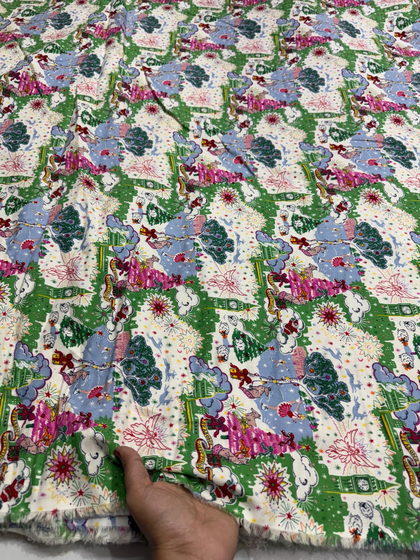 Buy Cotton Twill City Printed Fabric