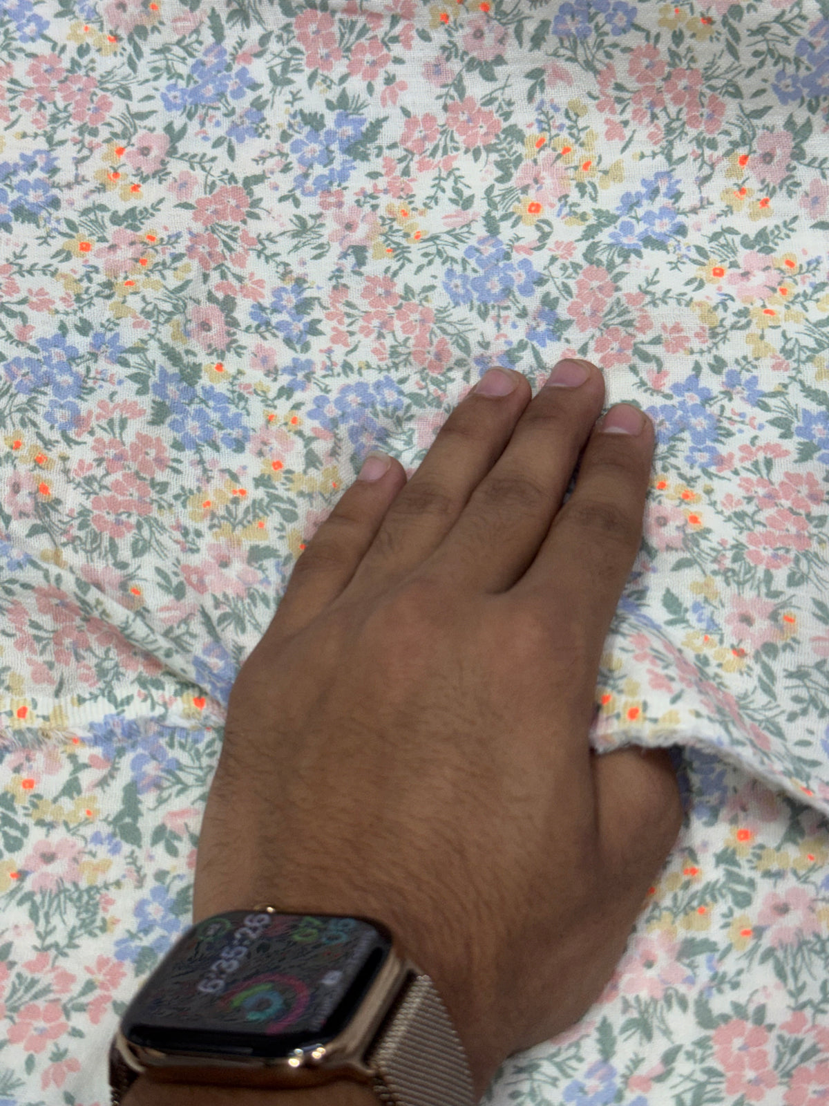 Buy Premium Cotton Double Cloth Ditsy Floral Print Fabric