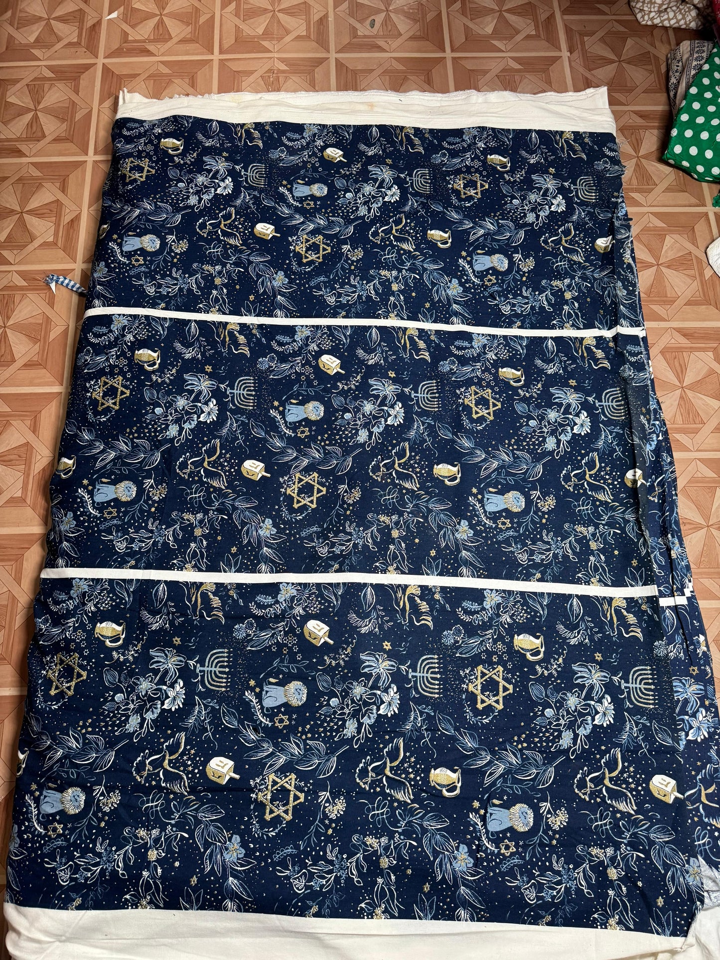 Buy Casement Blue Base Kids Printed Fabric - MAF