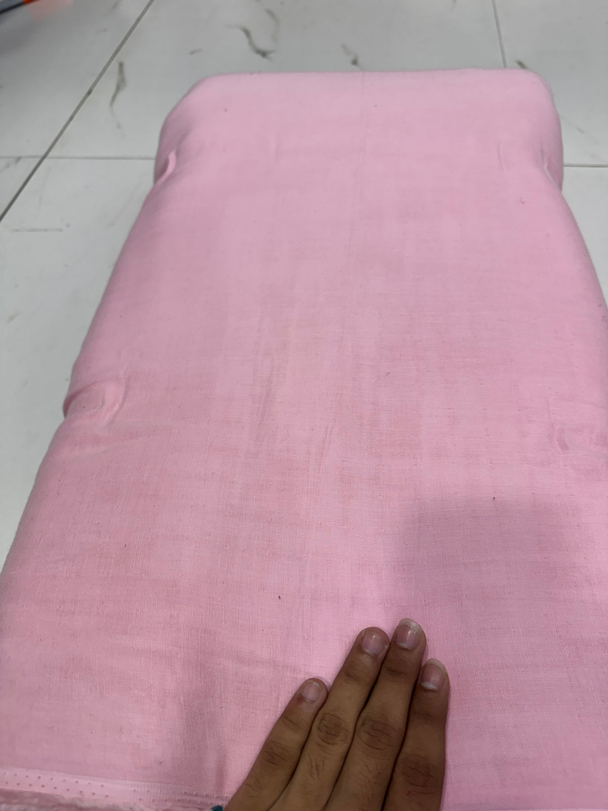 Buy Premium Soft Cotton Double Cloth Pink Fabric