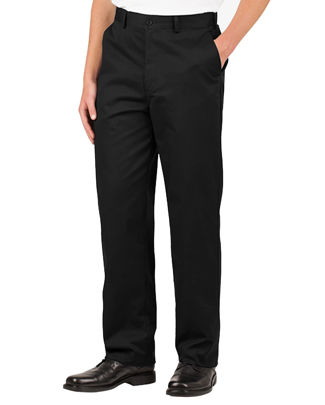 Buy Bottom Non Denim Twill Lycra Jet Black Fabric - MAF