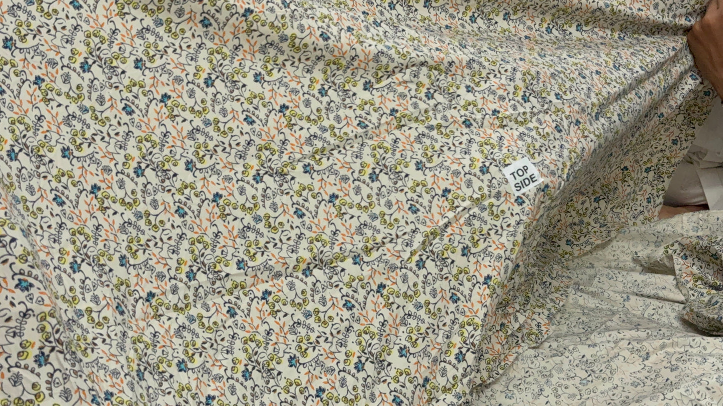 Buy Cotton Poplin Abstract International Floral Summer Printed Fabric