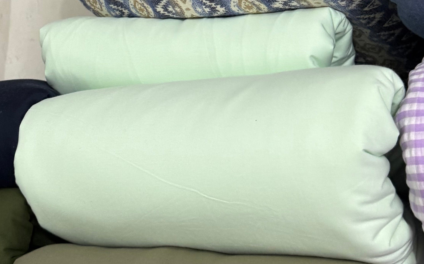 Buy Poplin Solid Fabric Mint Green