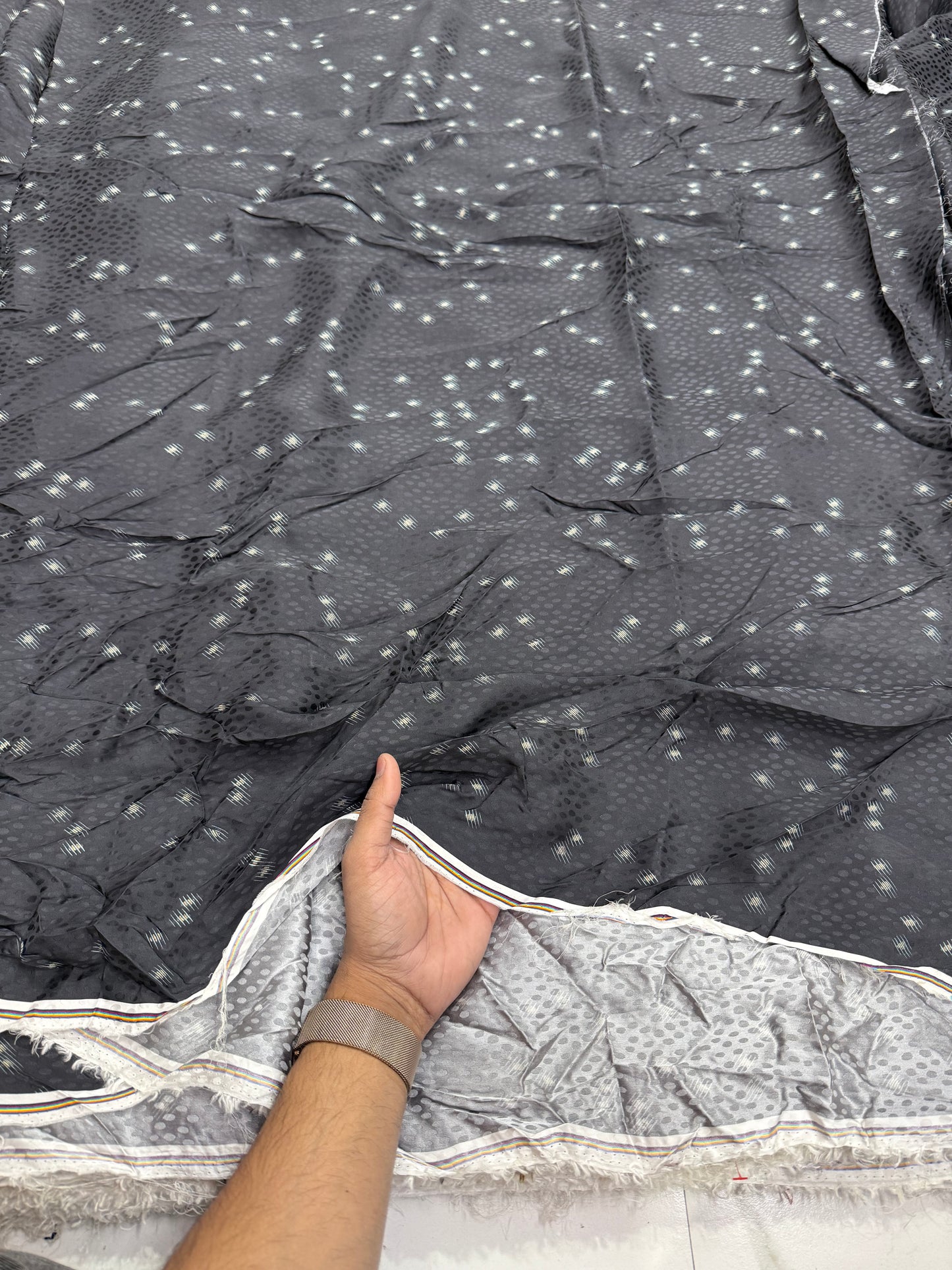 Buy Viscose Crepe Star Like Pirnt Fabric - MAF