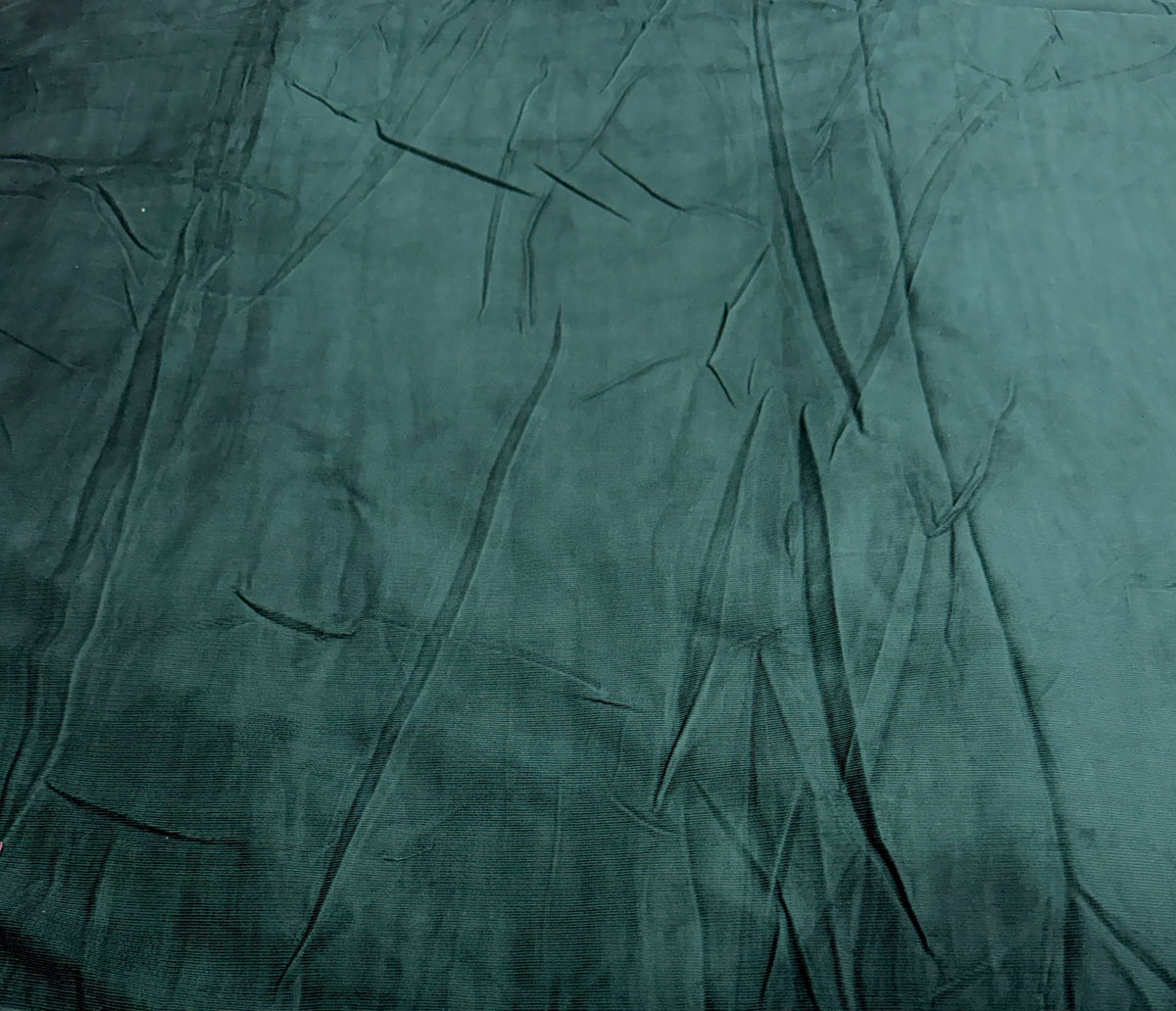 Buy Premium Corduroy Solid Teal Green Fabric 21 Wales