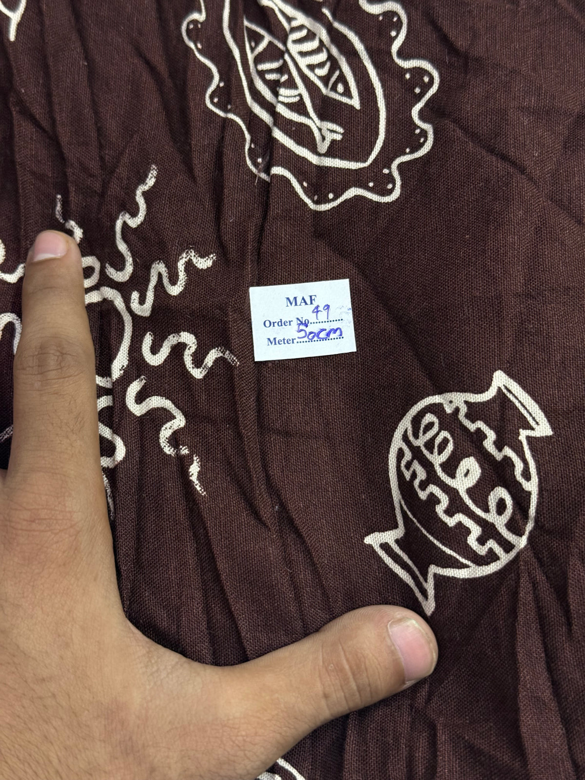 Buy Cutpiece Cotton Viscose Linen 50 Centimeter