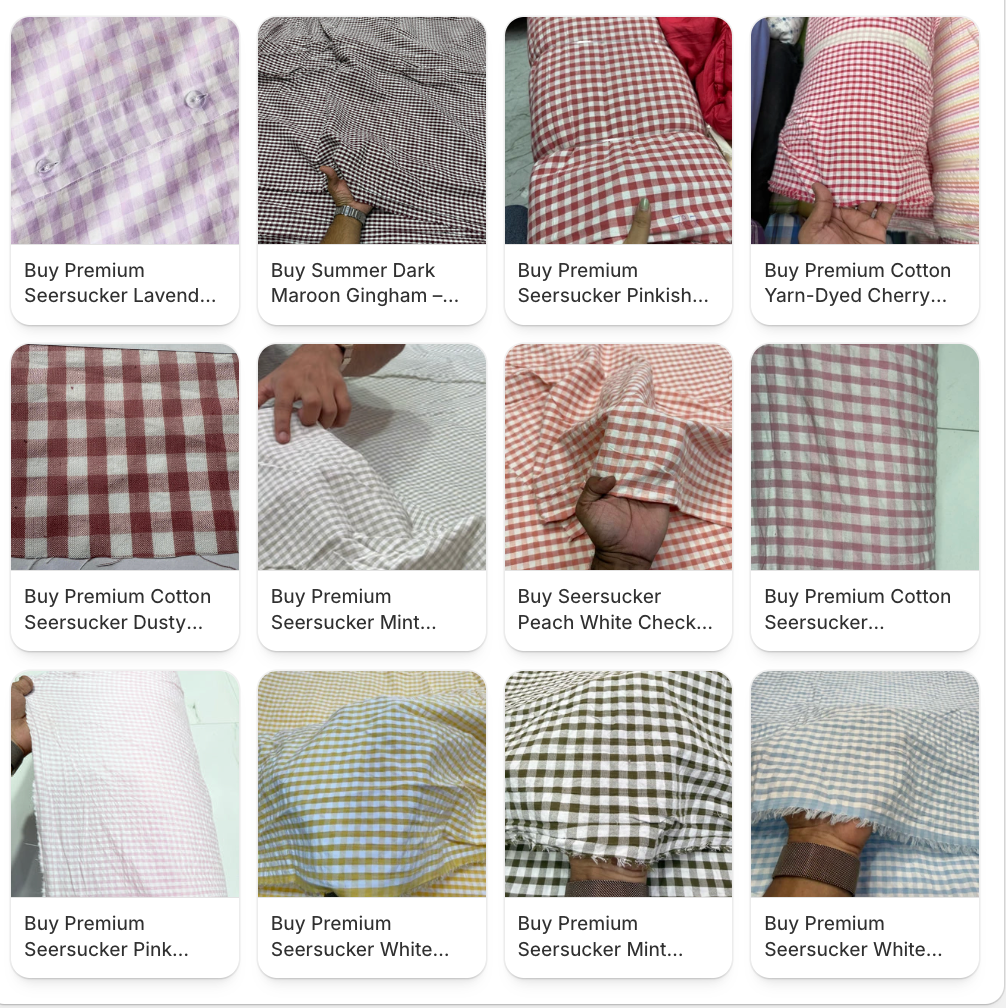Seersucker Gingham