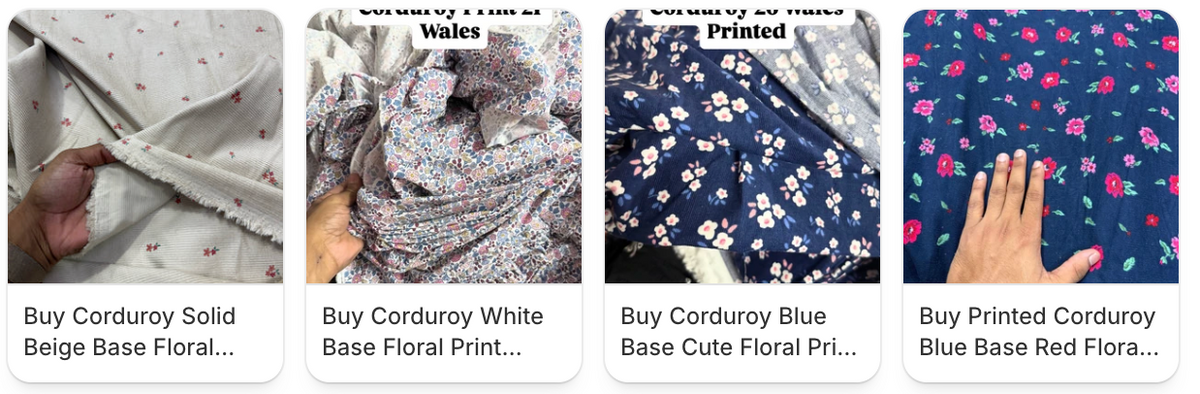 Corduroy Prints