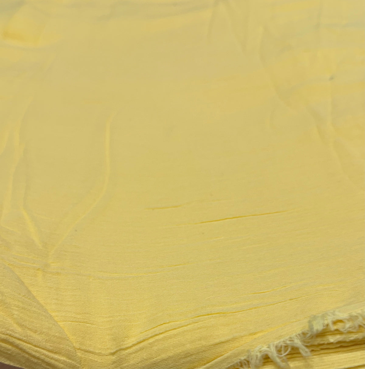 Buy Cotton Crepe Baby Yellow Fabric