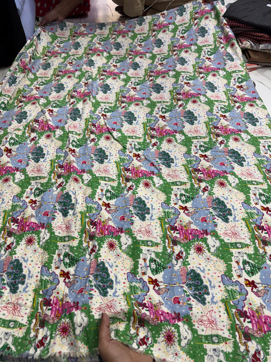 Buy Cotton Twill City Printed Fabric