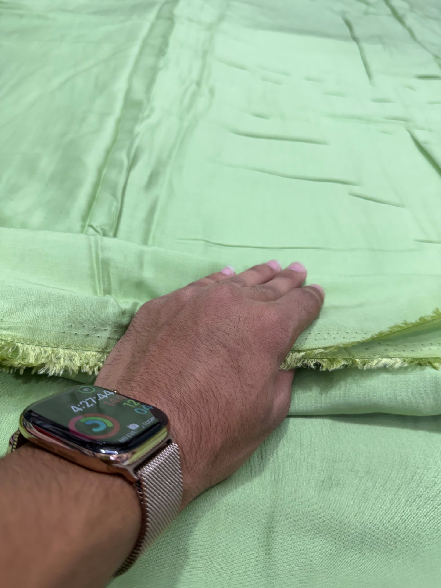 Buy Viscose Moss Green Fabric