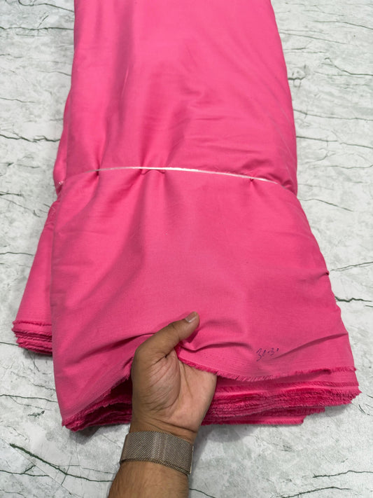 Buy Bottom Non Denim Twill Lycra Rose Pink Fabric - MAF 