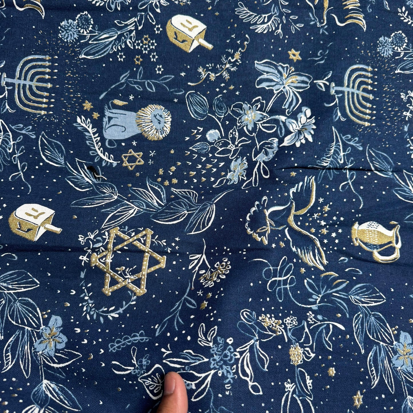 Buy Casement Blue Base Kids Printed Fabric - MAF 