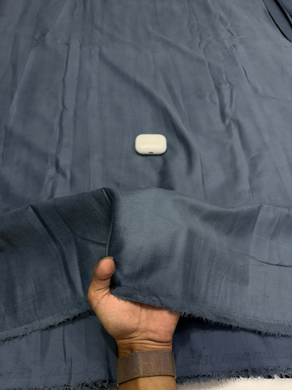 Buy Premium Corduroy Solid Slate Blue Grey Fabric 26 Wales
