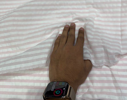Buy Premium Seersucker Baby Pink Stripes Fabric