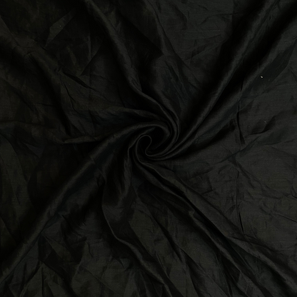 Buy Black Pure Cotton Cambric Fabric - MAF 