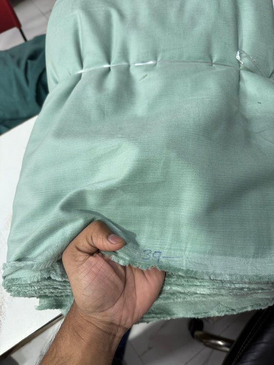 Buy Corduroy Solid Mint Fabric (21 Wale) - MAF 