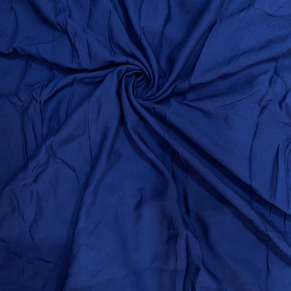 Buy Dark Blue Plain Rayon Fabric - MAF 
