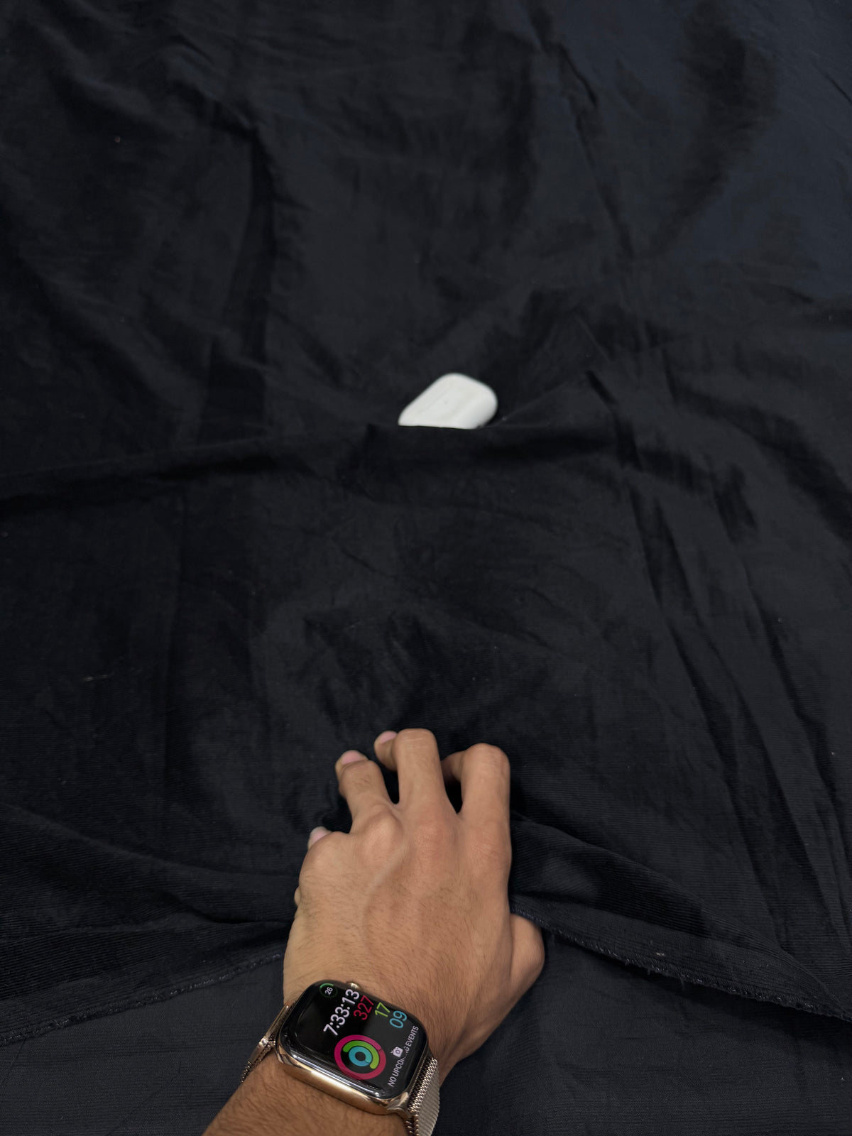 Buy Premium Corduroy Solid Black Fabric 21 Wales