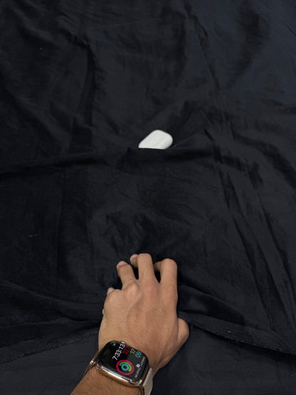 Buy Premium Corduroy Solid Black Fabric 21 Wales