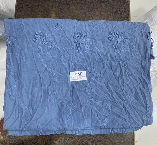 Buy Centimeter Premium Cotton Cambric Schiffli Allover Floral 1.50 Meter