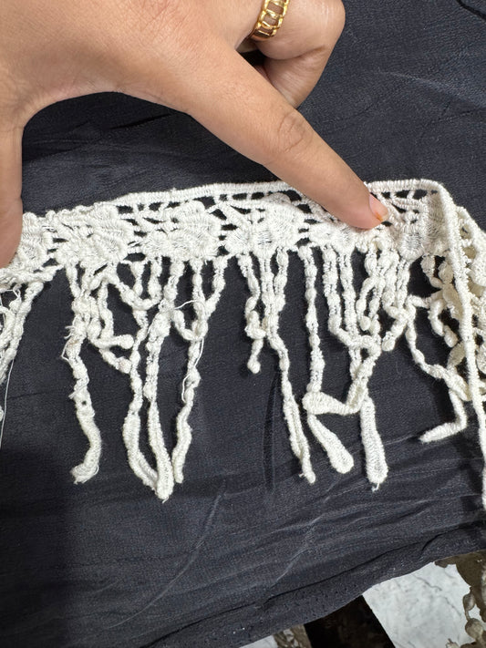 Buy Cotton Lace White Design