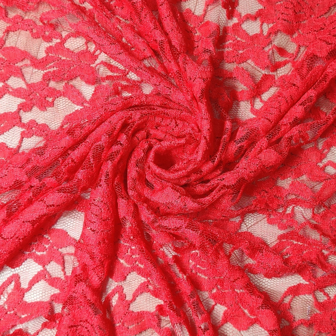 Buy Red Crochet Fabric - MAF 
