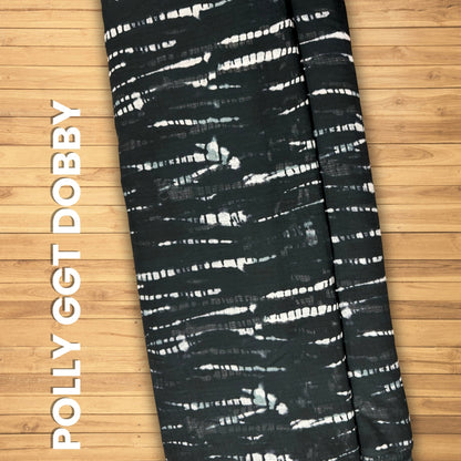 Buy Poly Georgette Dobby Tie & Dye - MAF 