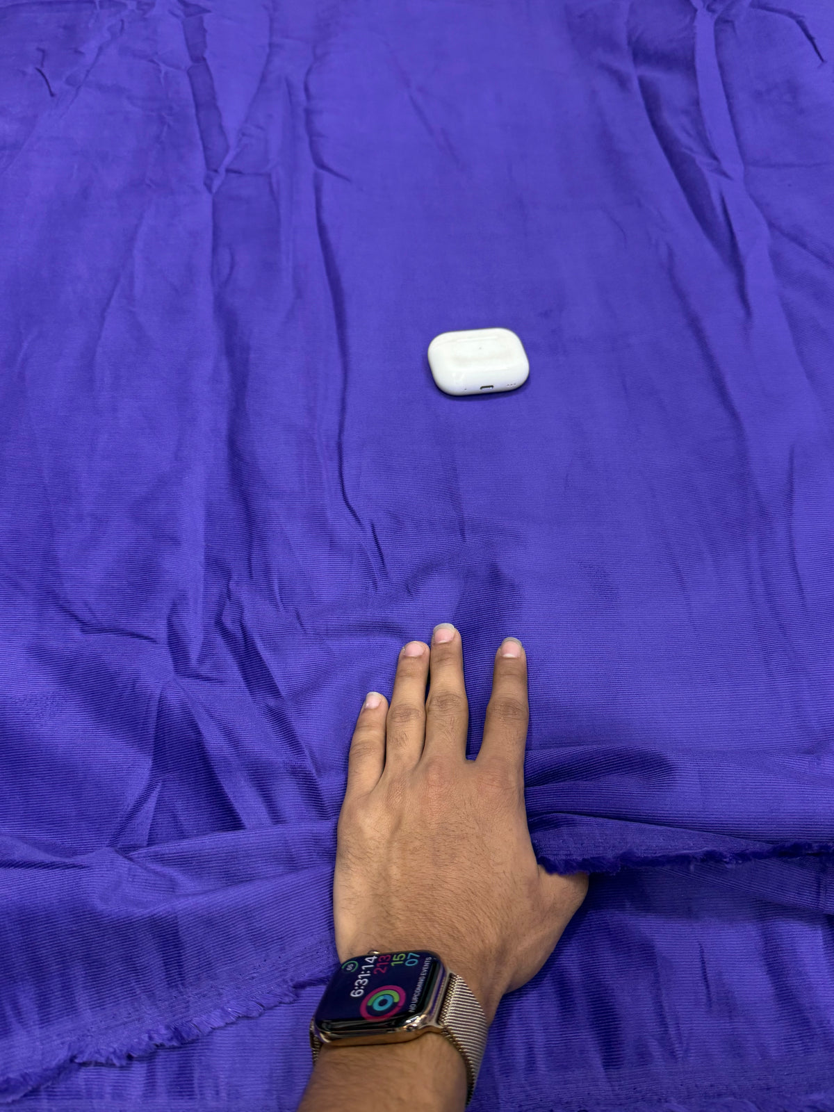Buy Premium Corduroy Solid Violet Fabric 26 Wales