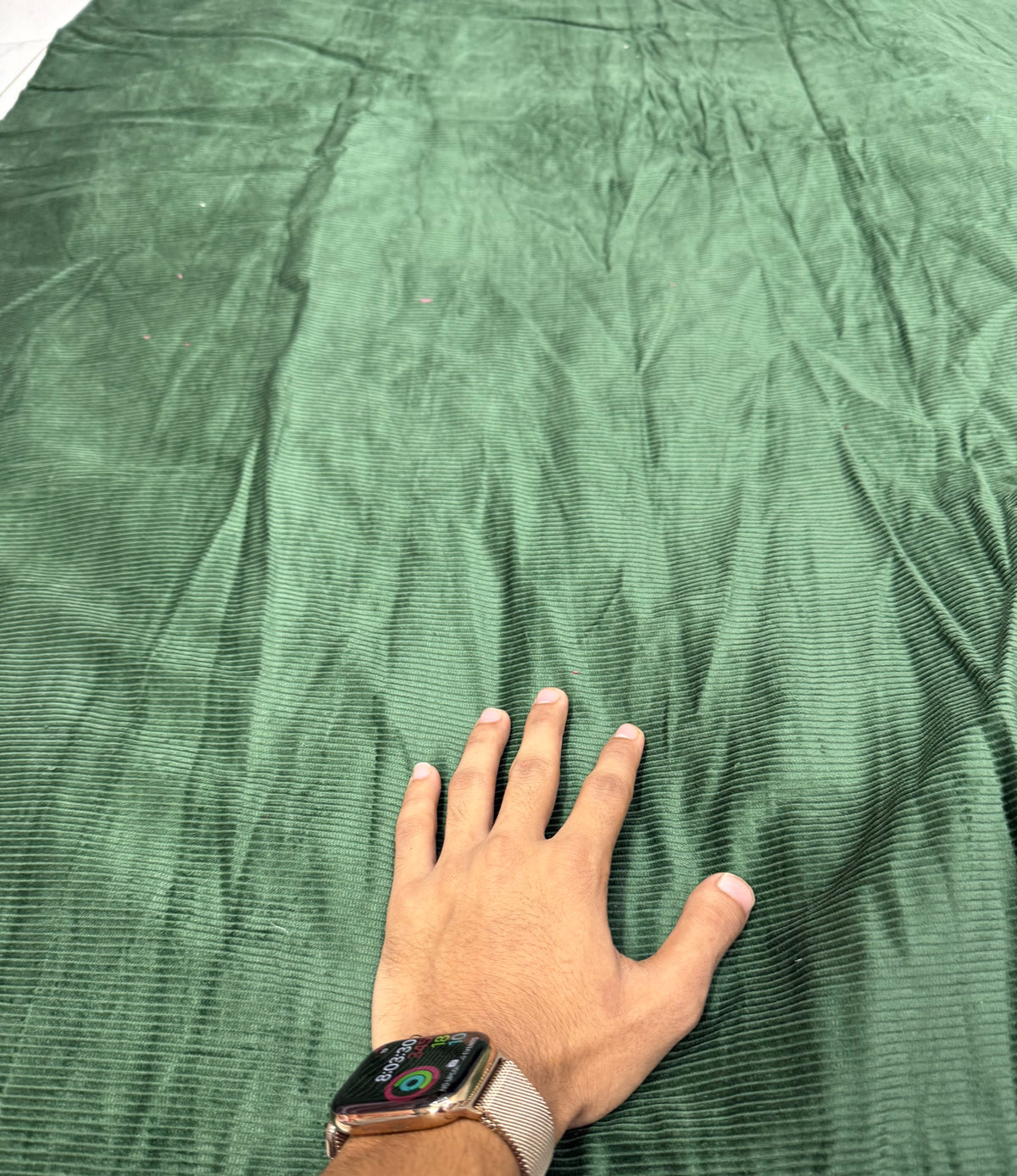 Buy Premium Corduroy Solid Sage Green Fabric 11 Wales