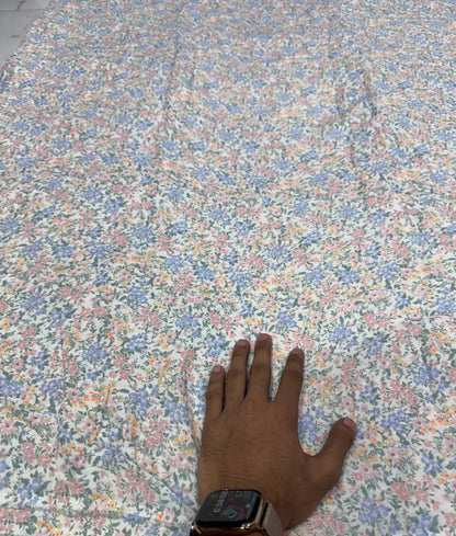 Buy Premium Cotton Double Cloth Ditsy Floral Print Fabric