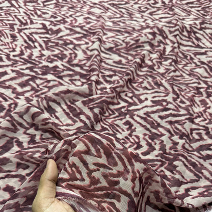 Buy Viscose Chiffon Animal Printed Fabric - MAF 