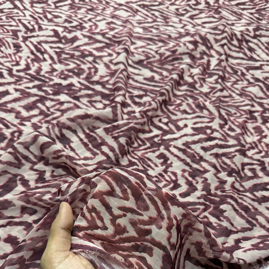 Buy Viscose Chiffon Animal Printed Fabric - MAF 