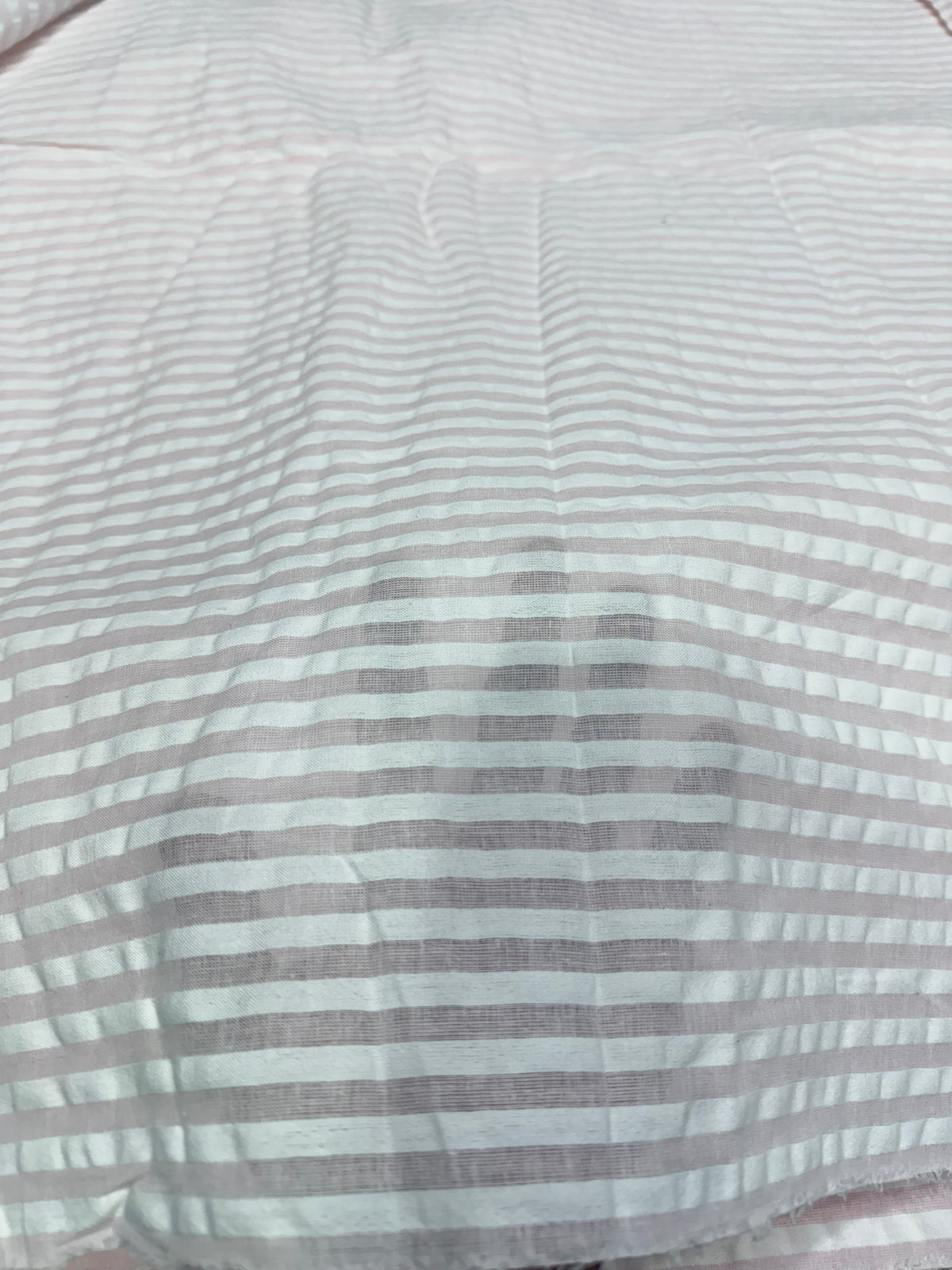 Buy Premium Seersucker Baby Pink Stripes Fabric