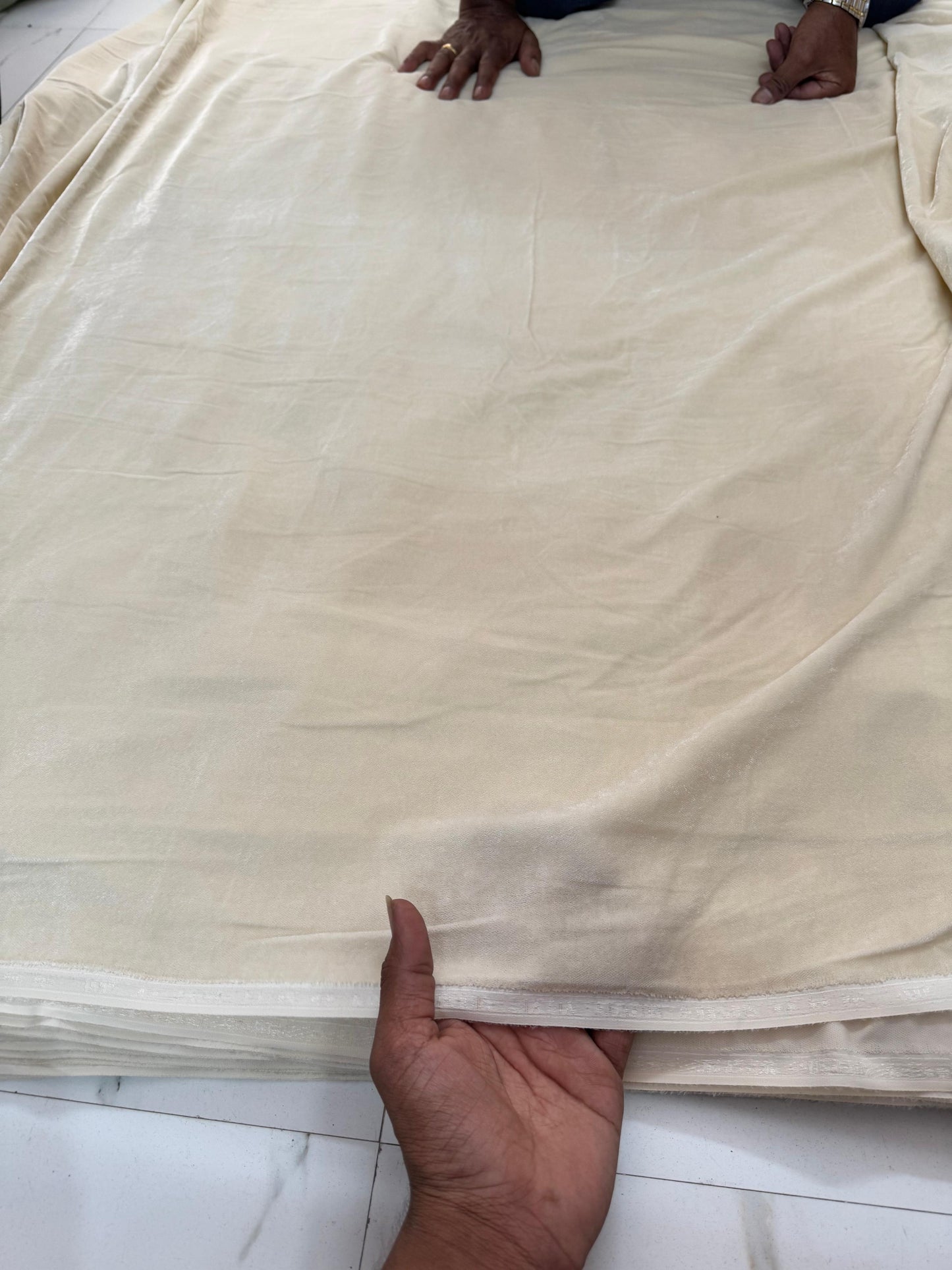 Buy Beige Micro Velvet - MAF 