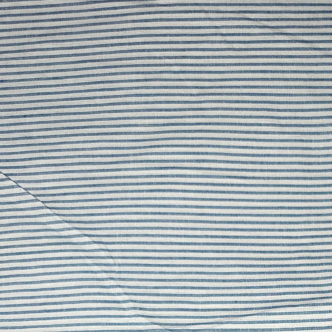 RL Cotton YanDyed Blue Thin Stripe - MAF 