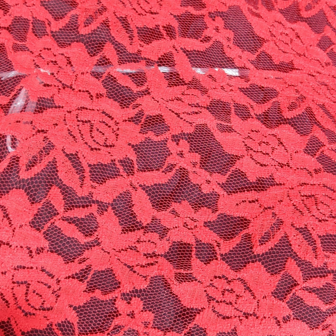 Buy Red Crochet Fabric - MAF 