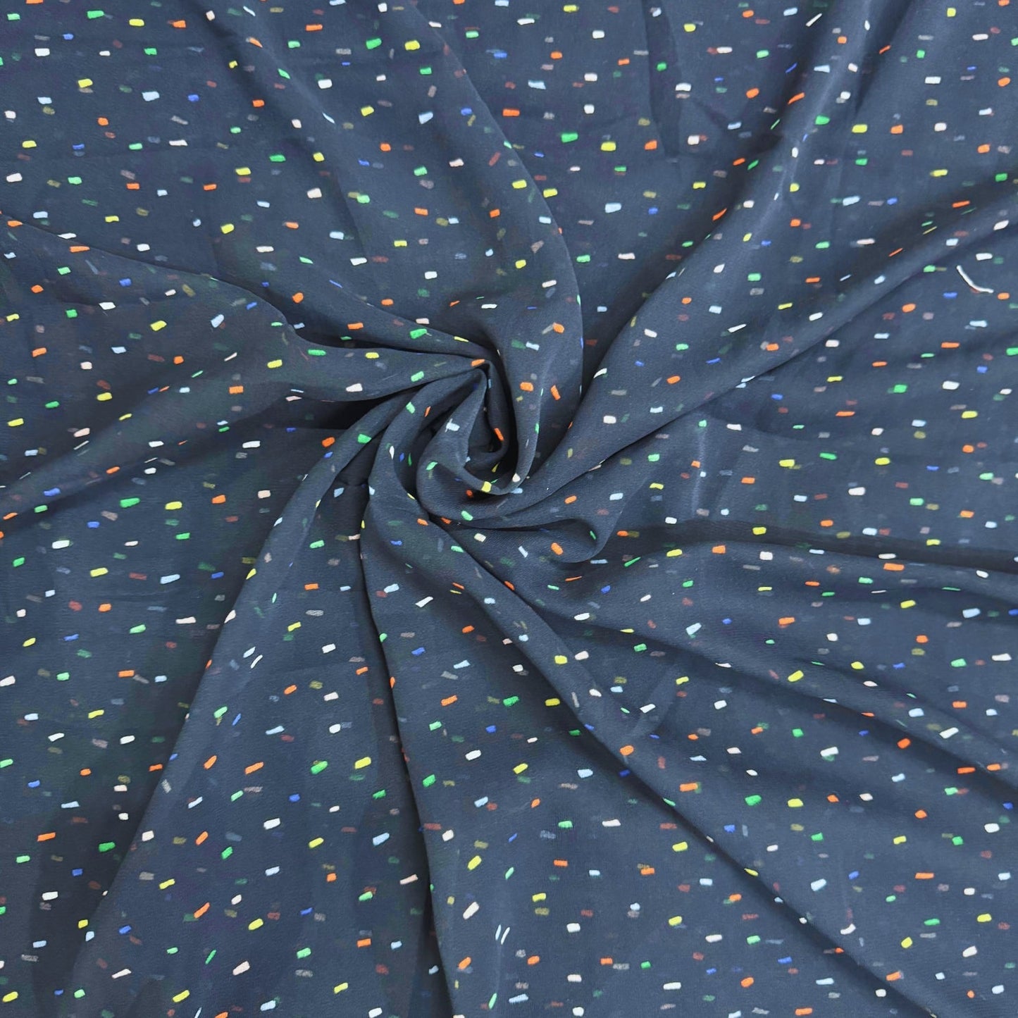 Buy Poly Georgette Candy Print - MAF 