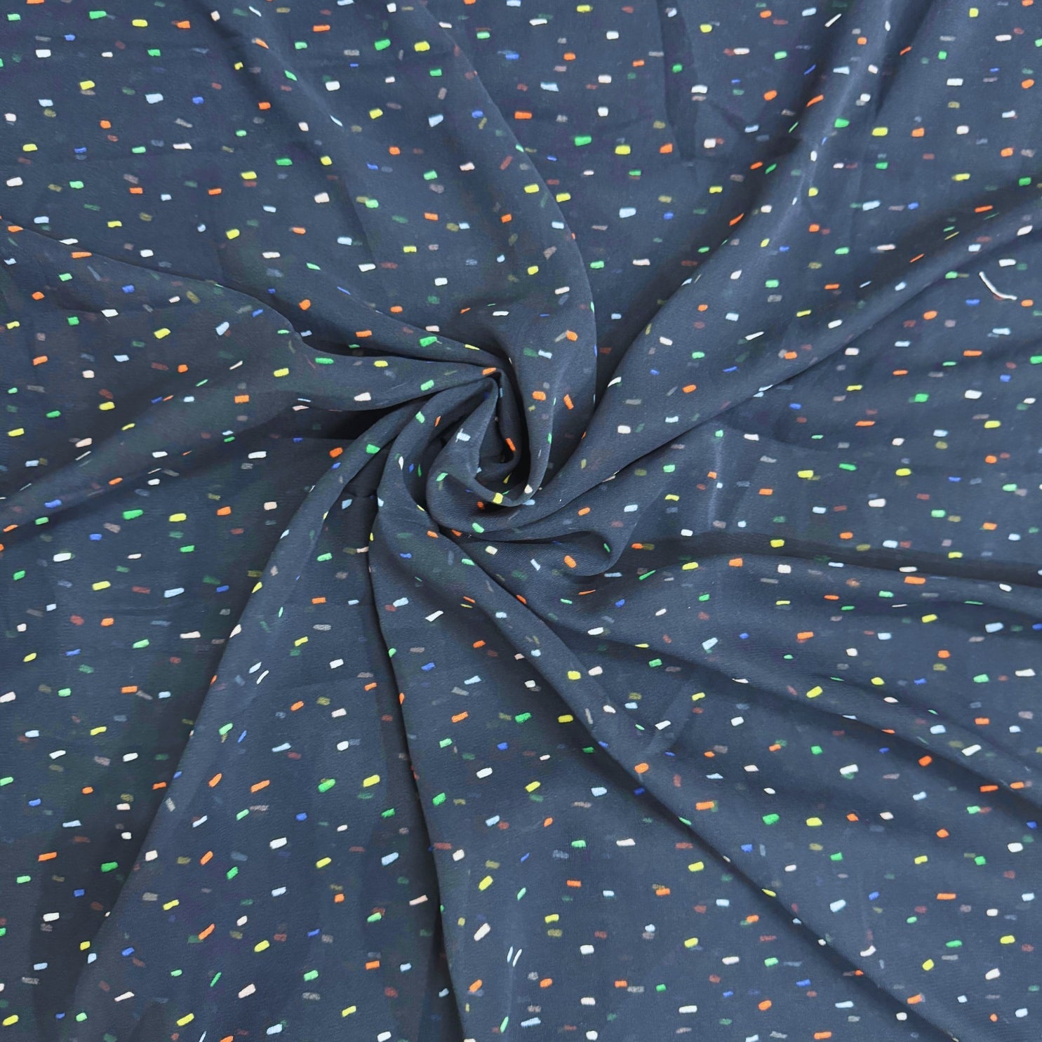 Buy Poly Georgette Candy Print - MAF 