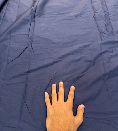 Buy Premium Poplin Solid Indigo Blue Fabric