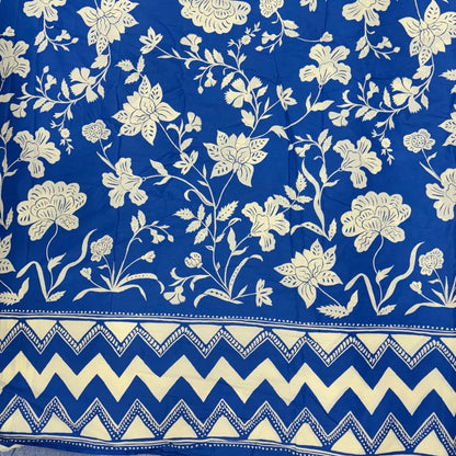 Buy Border Poplin Printed Fabric - MAF 