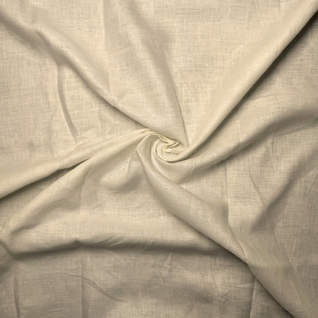 Buy Lab Certified Pure Linen Solid Khadi Colour Fabric 