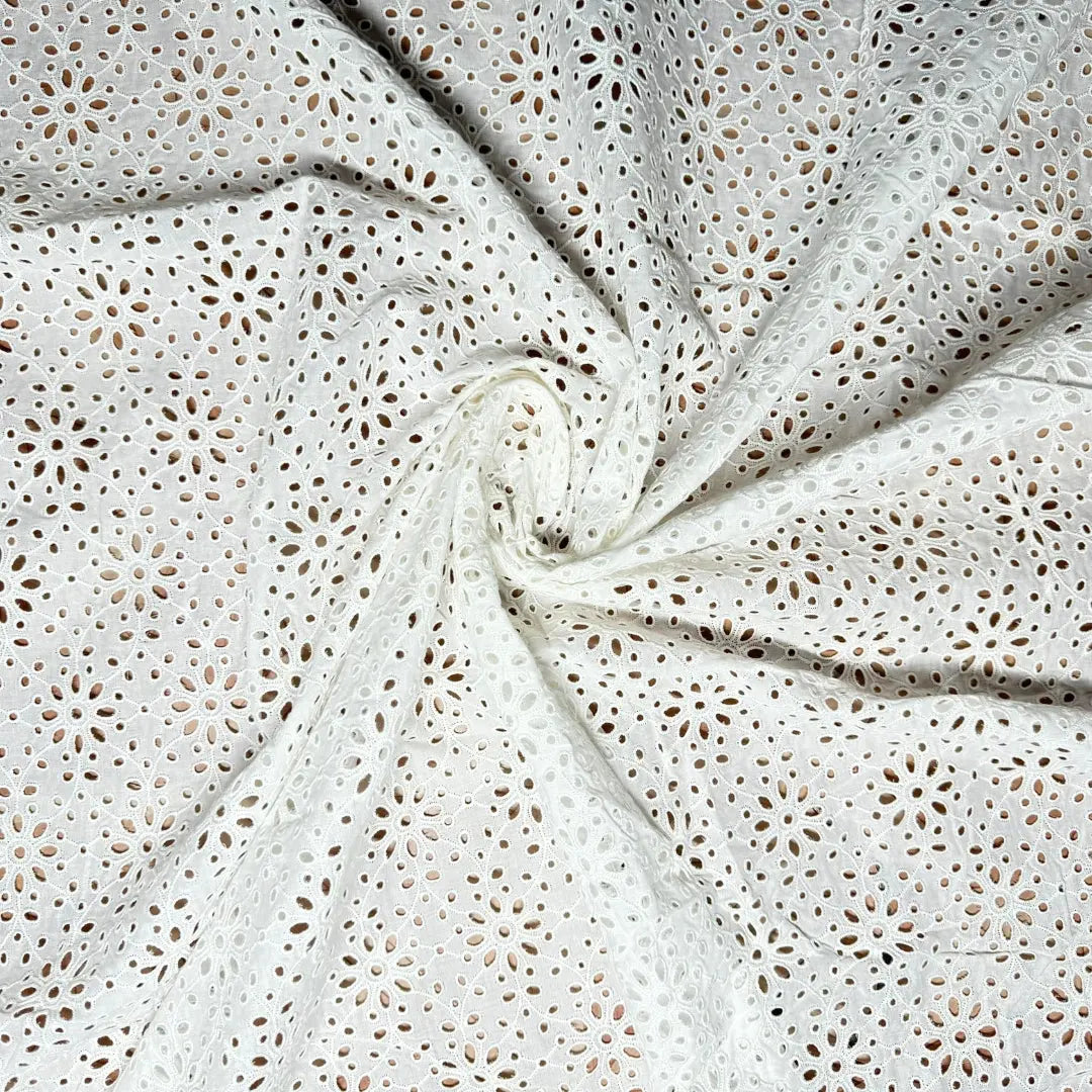 Buy Linen White Hakoba Heavy Flowery - MAF 