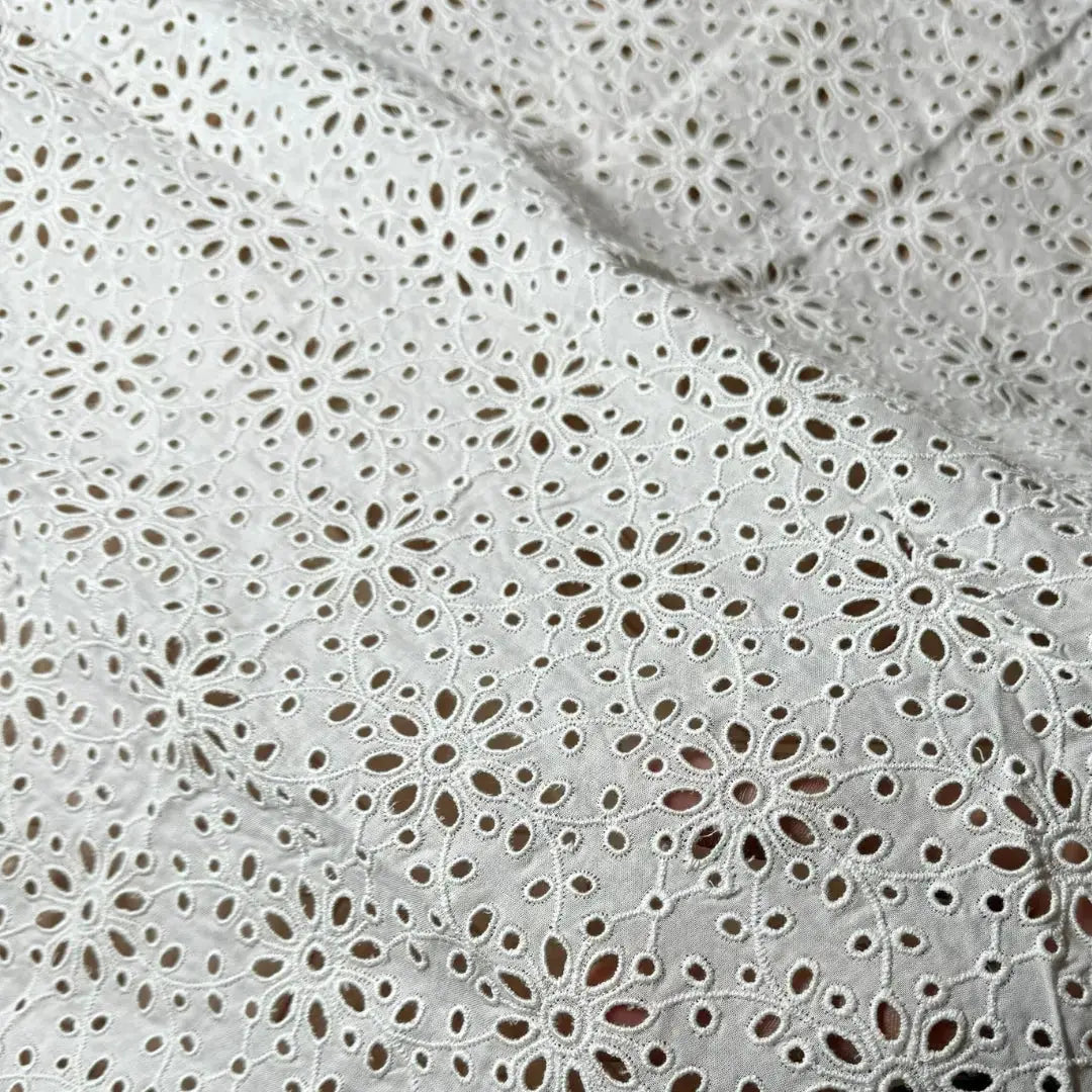 Buy Linen White Hakoba Heavy Flowery - MAF 