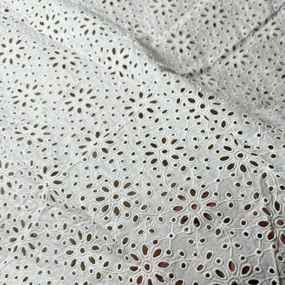Buy Linen White Hakoba Heavy Flowery - MAF 