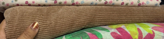 Buy Corduroy Camel Brown 11 Wale Fabric