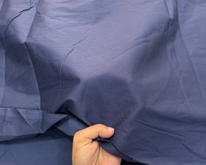 Buy Premium Poplin Solid Indigo Blue Fabric