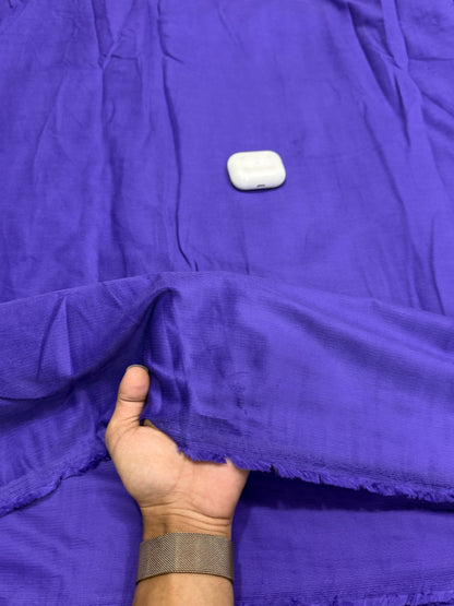 Buy Premium Corduroy Solid Violet Fabric 26 Wales