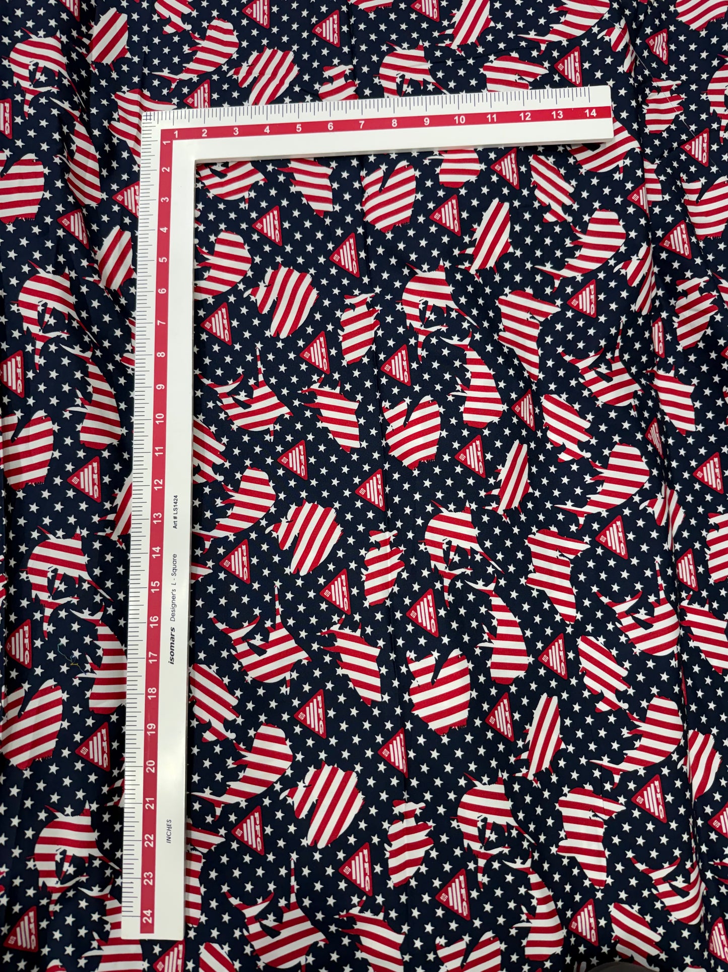 Buy Premium Cotton Poplin America Printed Fabric