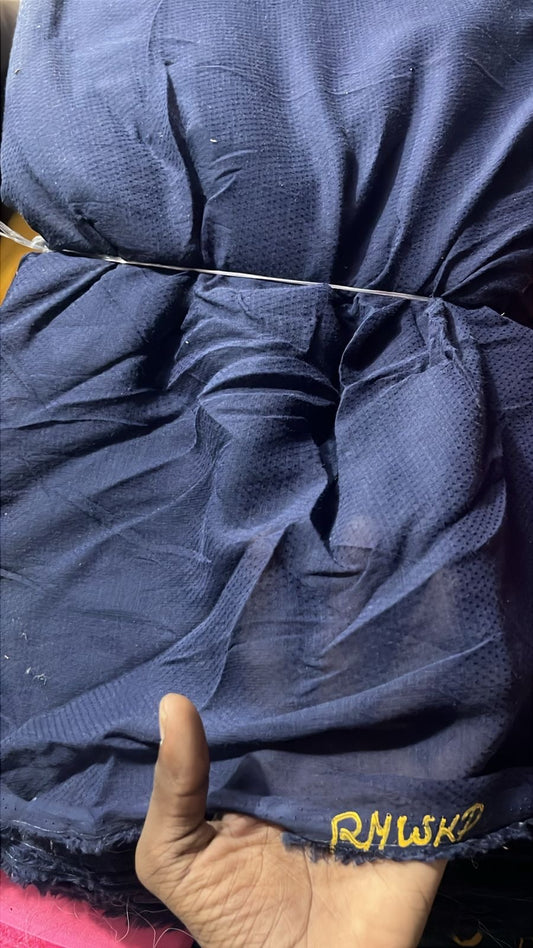 Buy Pure Muslin Dobby Work Fabric